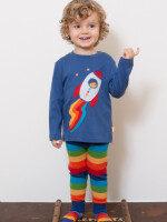 Shirt lang Cosmic Cat - 80