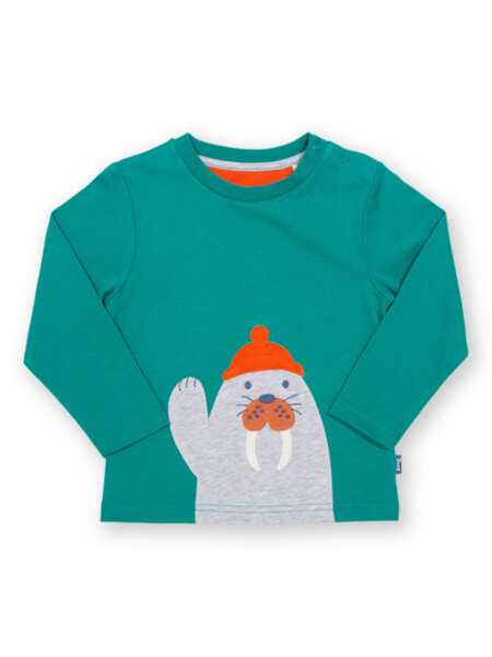 Shirt lang Hallo Walross - 116