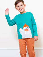 Shirt lang Hallo Walross - 116