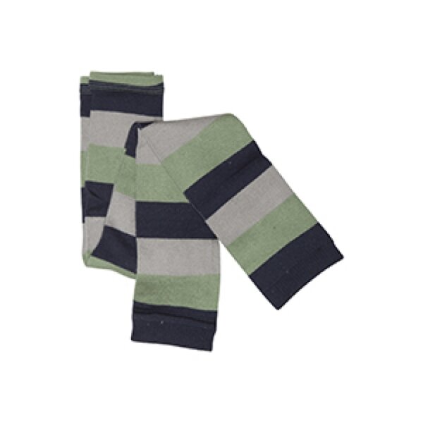 Leggings Bambus Streifen green-grey-blue