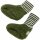 Sox Puschen Wollfleece green-natur - 1