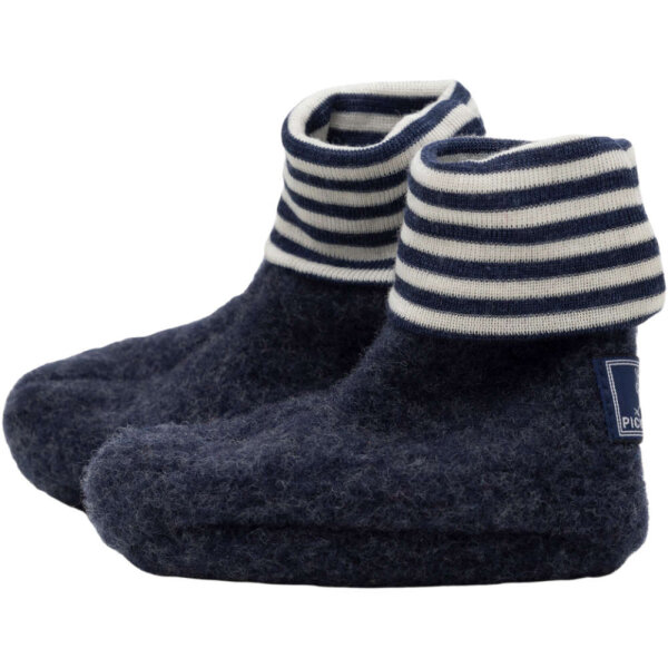 Sox Puschen Wollfleece marine - 3