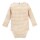 Body langarm Henley honiggelb geringelt - 74/80