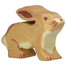 Holztiger Hase klein
