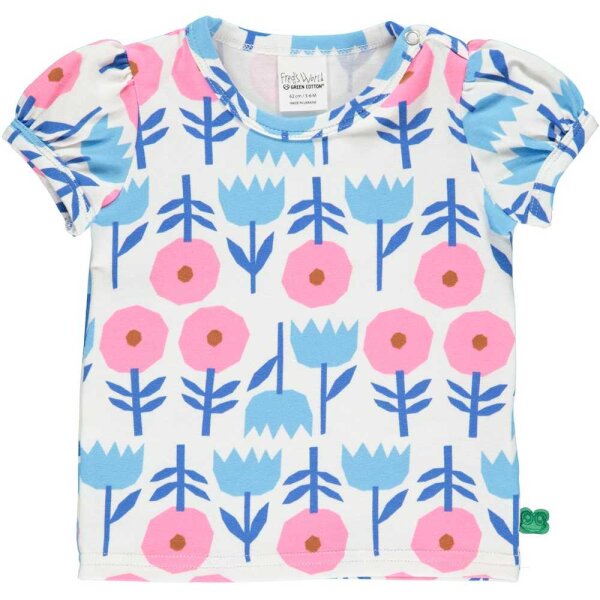T-Shirt Mohnblumen - 80