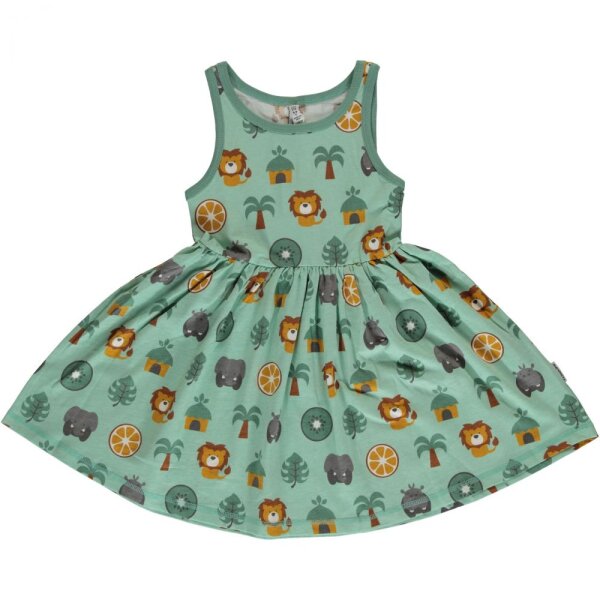 Sommerkleid Dschungel soft grün