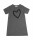 Kurzarm-Kleid Wolle dark grey/heart