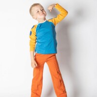 Leander Shirt Langarm Beeswax blau
