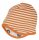 Wendemütze Jersey Ringel carrot - 62/68