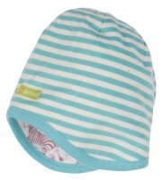 Wendem&uuml;tze Jersey Ringel cyan - 74/80