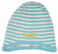 Wendem&uuml;tze Jersey Ringel cyan - 86/92