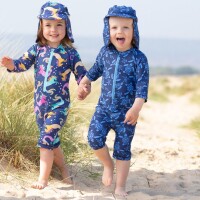Schwimmanzug UV 50+ Schildkr&ouml;ten blau