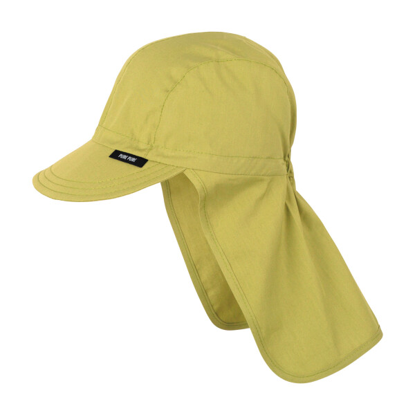 Schirmmütze leicht m. Nackenschutz UV50+ citronella - 51