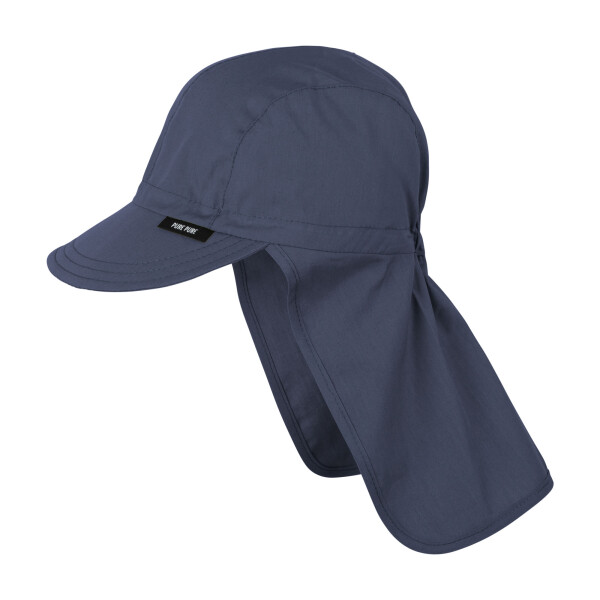 Schirmmütze leicht m. Nackenschutz UV50+ indigo - 55