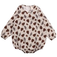 Body lang Musselin Pine Cones - 62/68