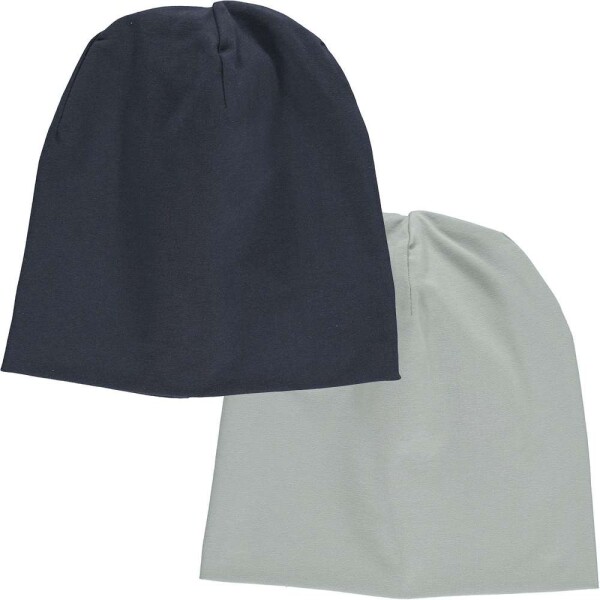 Cozy me Beanie 2er-Pack blau - 68/74