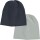 Cozy me Beanie 2er-Pack blau - 80/86