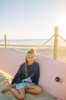 Sweatshirt Hai mit Zip dunkelblau