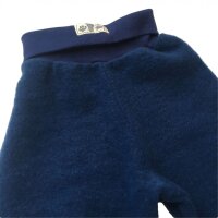 Pumphose Baby Wollfrottee marine - 86