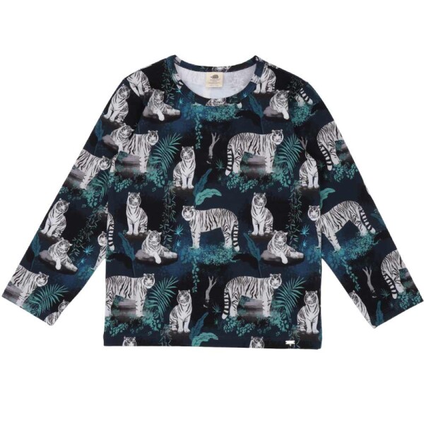 Langarmshirt White Tigers - 140
