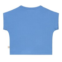 T-Shirt Katze und Maus blau