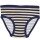 Slip gestreift türkis/rot/gelb/navy 4er-Pack