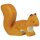 Holztiger Eichhörnchen stehend