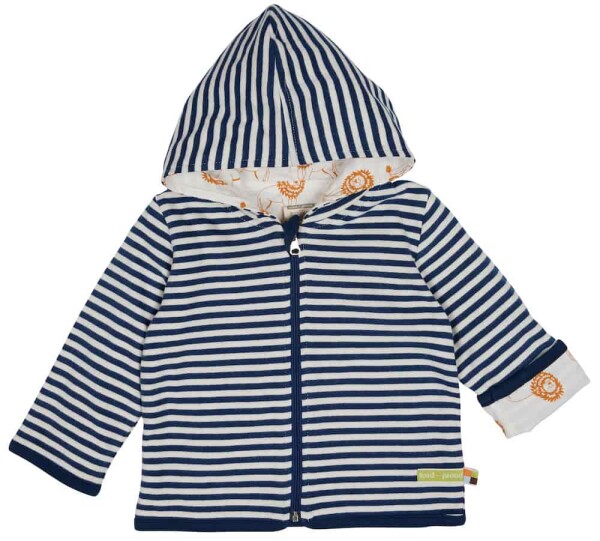 Wendejacke Ringel ultramarin - 74/80