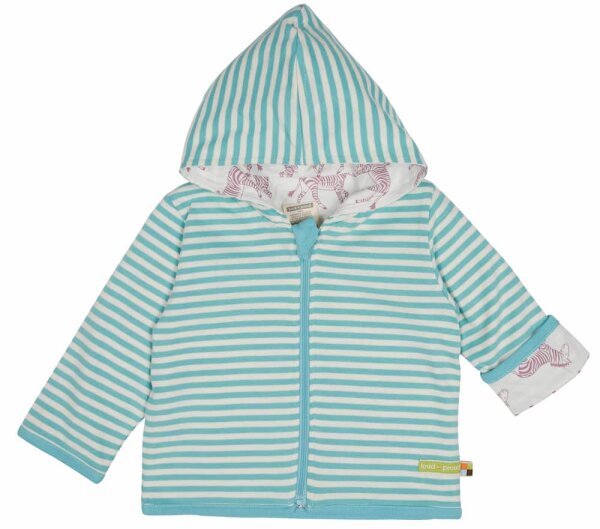 Wendejacke Ringel cyan - 98/104
