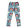 Leggings Rainbow on blue - 140/146