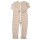 Overall Wolle/Seide gestreift hellbraun - 80