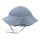 Sonnenhut jeansblau gestreift  - 48/50