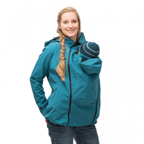 Softshelljacke für Zwei petrol