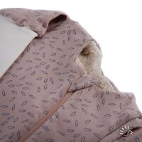 Schlafsack Vario Beige Leaves - M