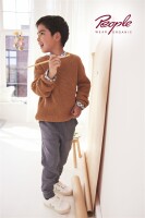 Strick-Pullover zimt - 140