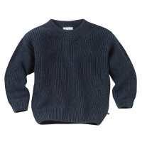 Strick-Pullover dunkelblau - 104