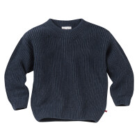 Strick-Pullover dunkelblau - 116
