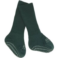 Stoppersocken Wolle forrest green - 23-26