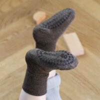 Stoppersocken Wolle forrest green - 23-26