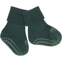 Stoppersocken Wolle forrest green - 27-30