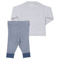 Strickset B&auml;r blau-grau