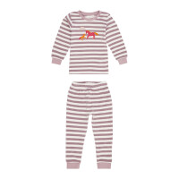 Long John Pyjama Pferde mauve  - 134/140