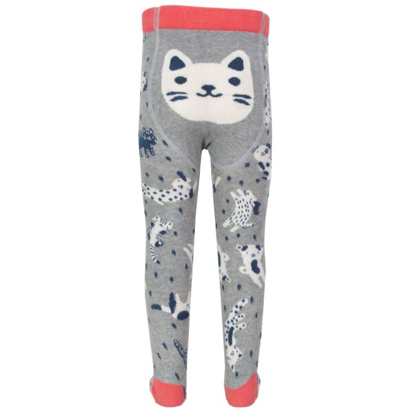 Strumpfhose Katzen und Hunde grau