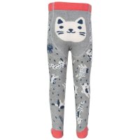 Strumpfhose Katzen und Hunde grau
