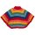 Poncho bunt-gestreift