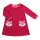 Sweatkleid mit Fuchstaschen rot