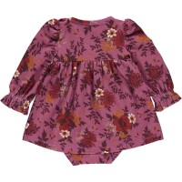 Bodykleid Blumen bunt beere - 74