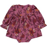 Bodykleid Blumen bunt beere - 98