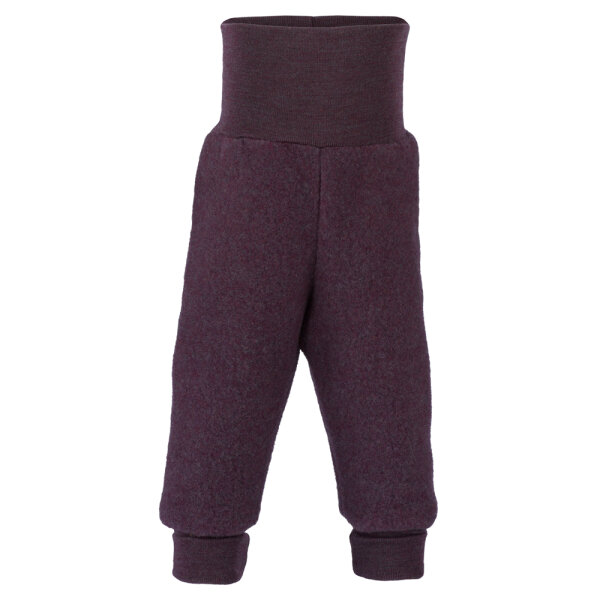 Baby-Hose Wollfleece lila melange