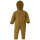 Overall Wollfleece mit Kapuze safran-melange
